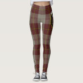 Scotstee Clan Cunningham Burgundy Dancers Wappen Leggings (Vorderseite)