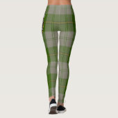 Scotstee Clan Cunningham Dress Green Dancers Crest Leggings (Rückseite)