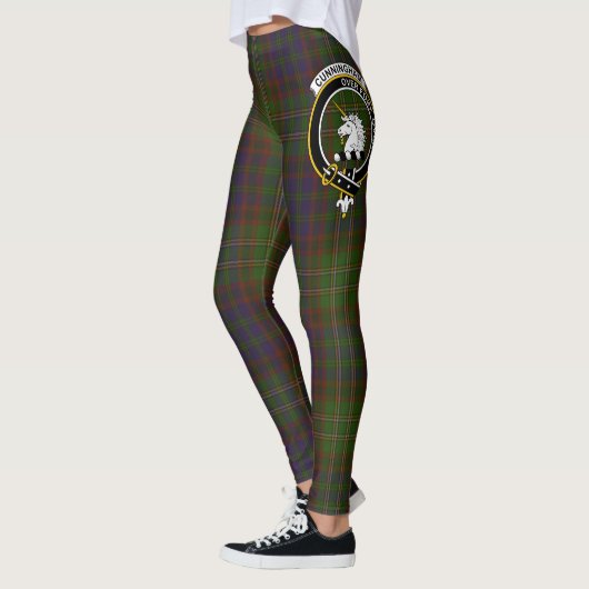 Scotstee Clan Cunningham Junting Modernes Wappen Leggings (Links)