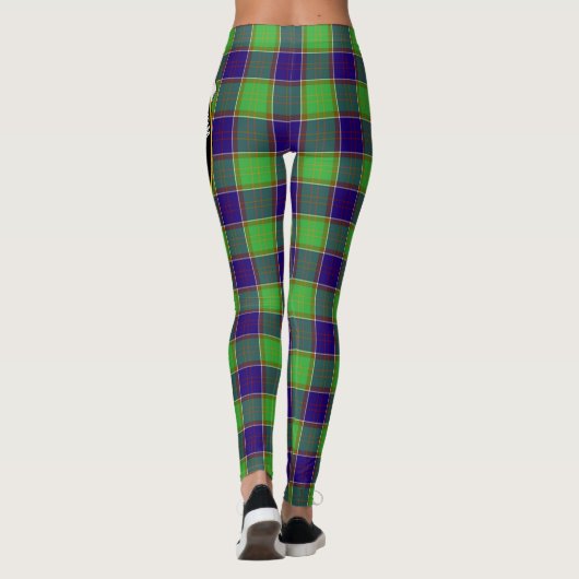 Scotstee Clan Dalrymple Wappen Tartan Women Leggin Leggings (Rückseite)