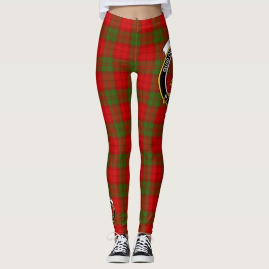 Scotstee Clan Dewar Wappen Tartan Women Leggings (Vorderseite)