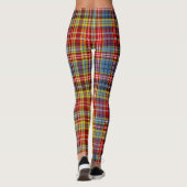 Scotstee Clan Drummond von Strathallan Tartan Wome Leggings (Rückseite)