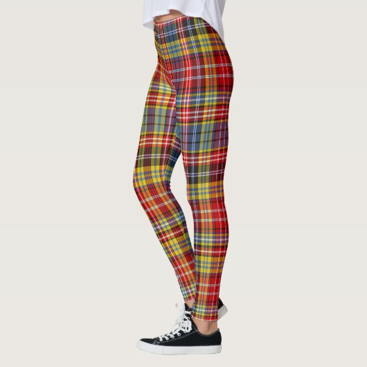 Scotstee Clan Drummond von Strathallan Tartan Wome Leggings (Links)