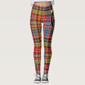 Scotstee Clan Drummond von Strathallan Wappen Tart Leggings (Vorderseite)