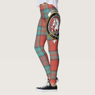 Scotstee Clan Dunbar Ancient Wappen Tartan Women Leggings