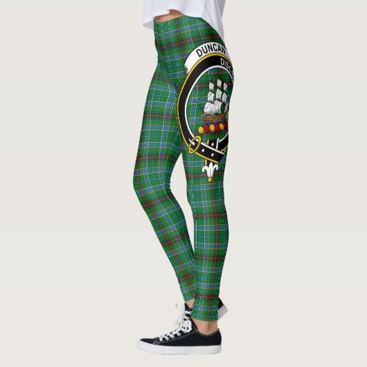 Scotstee Clan Duncan von Sketraw Wappen Tartan Wom Leggings (Links)