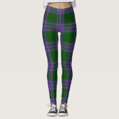 Scotstee Clan Elphinstone Tartan Frauen Leggings (Vorderseite)