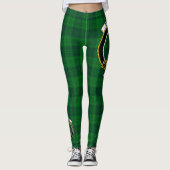Scotstee Clan Erskine Junting Wappen Tartan Women Leggings (Vorderseite)
