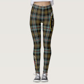 Scotstee Clan Farquharson Weathered Wappen Tartan Leggings (Vorderseite)