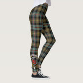 Scotstee Clan Farquharson Weathered Wappen Tartan Leggings (Rechts)