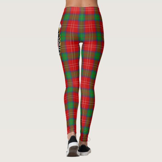 Scotstee Clan Fenton Wappen Tartan Women Leggings (Rückseite)