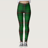 Scotstee Clan Fife Tartan Frauen Leggings (Vorderseite)