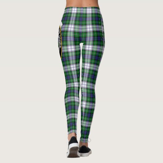 Scotstee Clan Forbes Dress Wappen Tartan Women Leggings (Rückseite)