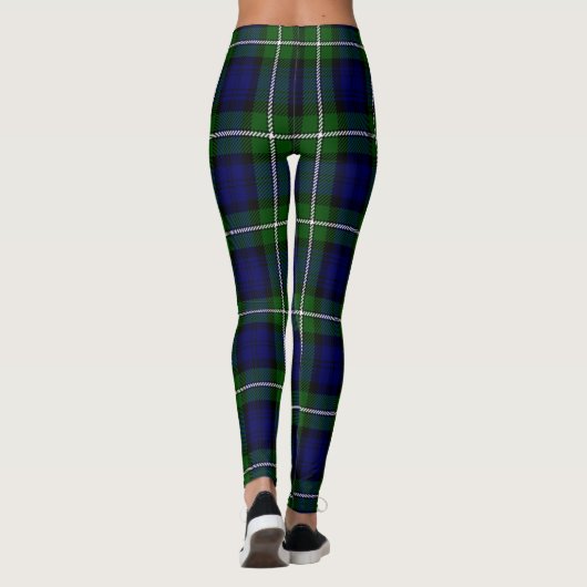 Scotstee Clan Forbes Lyon Court Tartan Women Leggings (Rückseite)