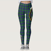 Scotstee Clan Forbes Modern Wappen Tartan Women Leggings (Vorderseite)