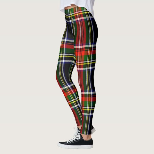 Scotstee Clan Francis Tartan Frauen Leggings (Links)