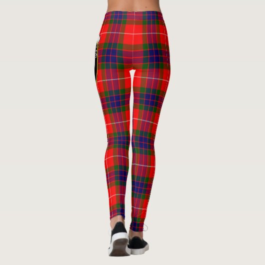 Scotstee Clan Fraser Modern Wappen Tartan Women Leggings (Rückseite)