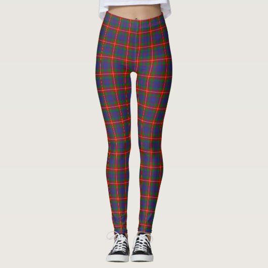 Scotstee Clan Fraser von Lovat Tartan Women Leggin Leggings (Vorderseite)