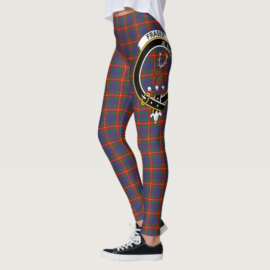Scotstee Clan Fraser von Lovat Wappen Tartan Women Leggings (Links)