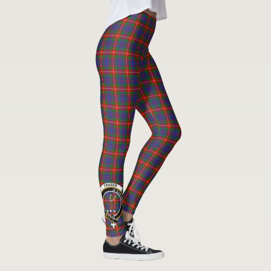 Scotstee Clan Fraser von Lovat Wappen Tartan Women Leggings (Rechts)