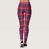 Scotstee Clan Galloway District Wappen Tartan Wome Leggings (Rückseite)