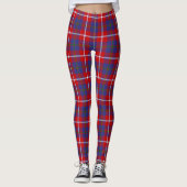 Scotstee Clan Galloway Red Tartan Leggings (Vorderseite)