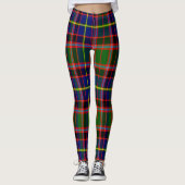Scotstee Clan Glas Tartan Frauen Leggings (Vorderseite)