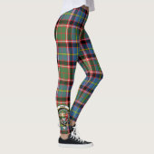 Scotstee Clan Glass Wappen Tartan Frauen Leggings (Rechts)