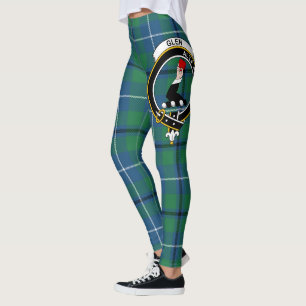 Scotstee Clan Glen Ancient Crest Tartan Damen Legg Leggings