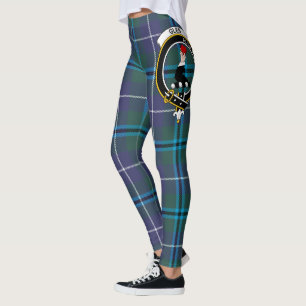 Scotstee Clan Glen Crest Tartan Damen Leggings