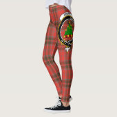 Scotstee Clan Grant Weathered Wappen Tartan Women Leggings (Links)