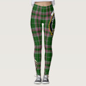 Scotstee Clan Gray Wappen Tartan Frauen Leggings (Vorderseite)