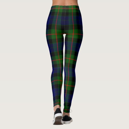 Scotstee Clan Gunn Tartan Frauen Leggings (Rückseite)