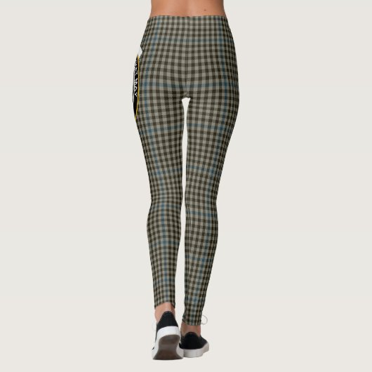 Scotstee Clan Haig Gray Wappen Tartan Women Leggin Leggings (Rückseite)