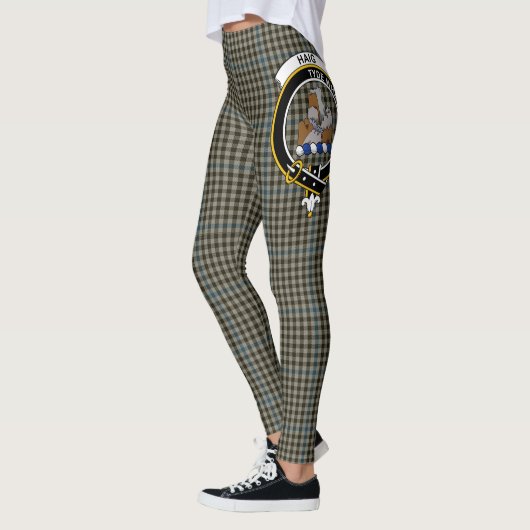 Scotstee Clan Haig Gray Wappen Tartan Women Leggin Leggings (Links)