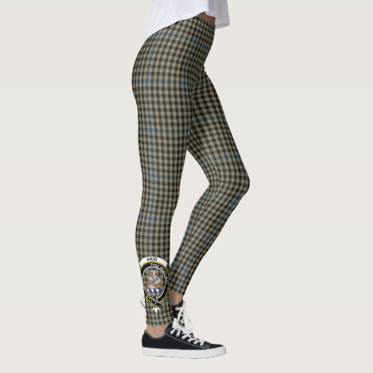 Scotstee Clan Haig Gray Wappen Tartan Women Leggin Leggings (Rechts)