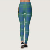 Scotstee Clan Hamilton Hunting Ancient Wappen Tart Leggings (Rückseite)
