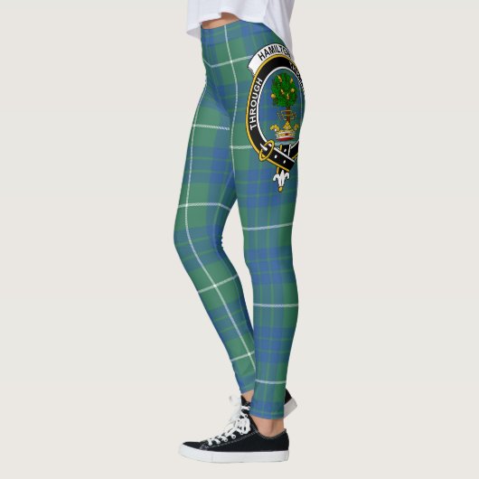 Scotstee Clan Hamilton Hunting Ancient Wappen Tart Leggings (Links)
