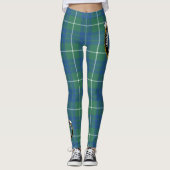Scotstee Clan Hamilton Hunting Ancient Wappen Tart Leggings (Vorderseite)
