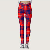 Scotstee Clan Hamilton Tartan Frauen Leggings (Vorderseite)