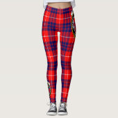 Scotstee Clan Hamilton Wappen Tartan Women Legging Leggings (Vorderseite)