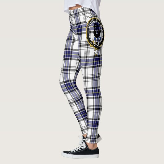 Scotstee Clan Hannay Wappen Tartan Women Leggings (Links)