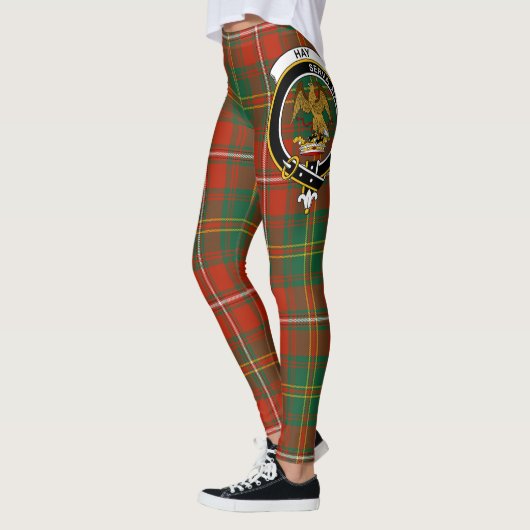 Scotstee Clan Hay Wappen Tartan Women Leggings (Links)