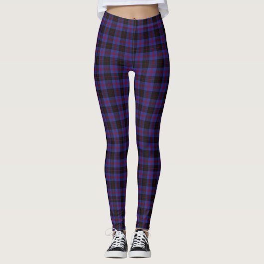 Scotstee Clan Horsburgh Tartan Frauen Leggings (Vorderseite)