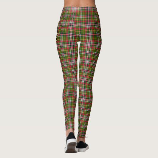Scotstee Clan Hunter 1819 Wappen Tartan Women Leggings (Rückseite)
