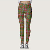 Scotstee Clan Hunter 1819 Wappen Tartan Women Leggings (Vorderseite)