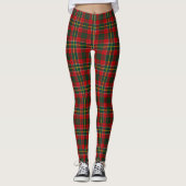 Scotstee Clan Hunter USA Tartan Frauen Leggings (Vorderseite)
