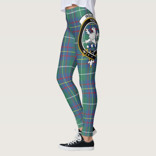 Scotstee Clan Inglis Ancient Wappen Tartan Women Leggings (Links)