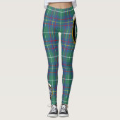 Scotstee Clan Inglis Ancient Wappen Tartan Women Leggings (Vorderseite)