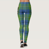 Scotstee Clan Johnston Ancient Wappen Tartan Women Leggings (Rückseite)